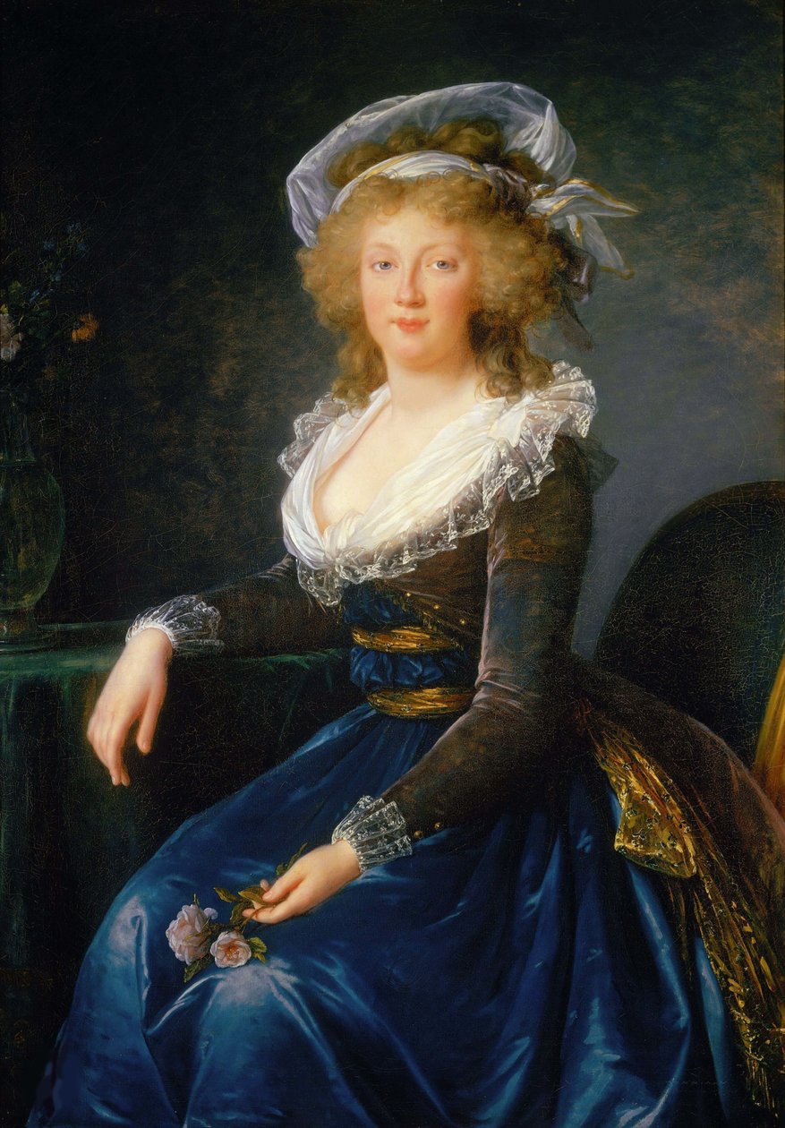 Mária Terézia nápolyi és szicíliai portréja 1772-1807, c. 1790. alkotó: Elisabeth Louise Vigee Lebrun