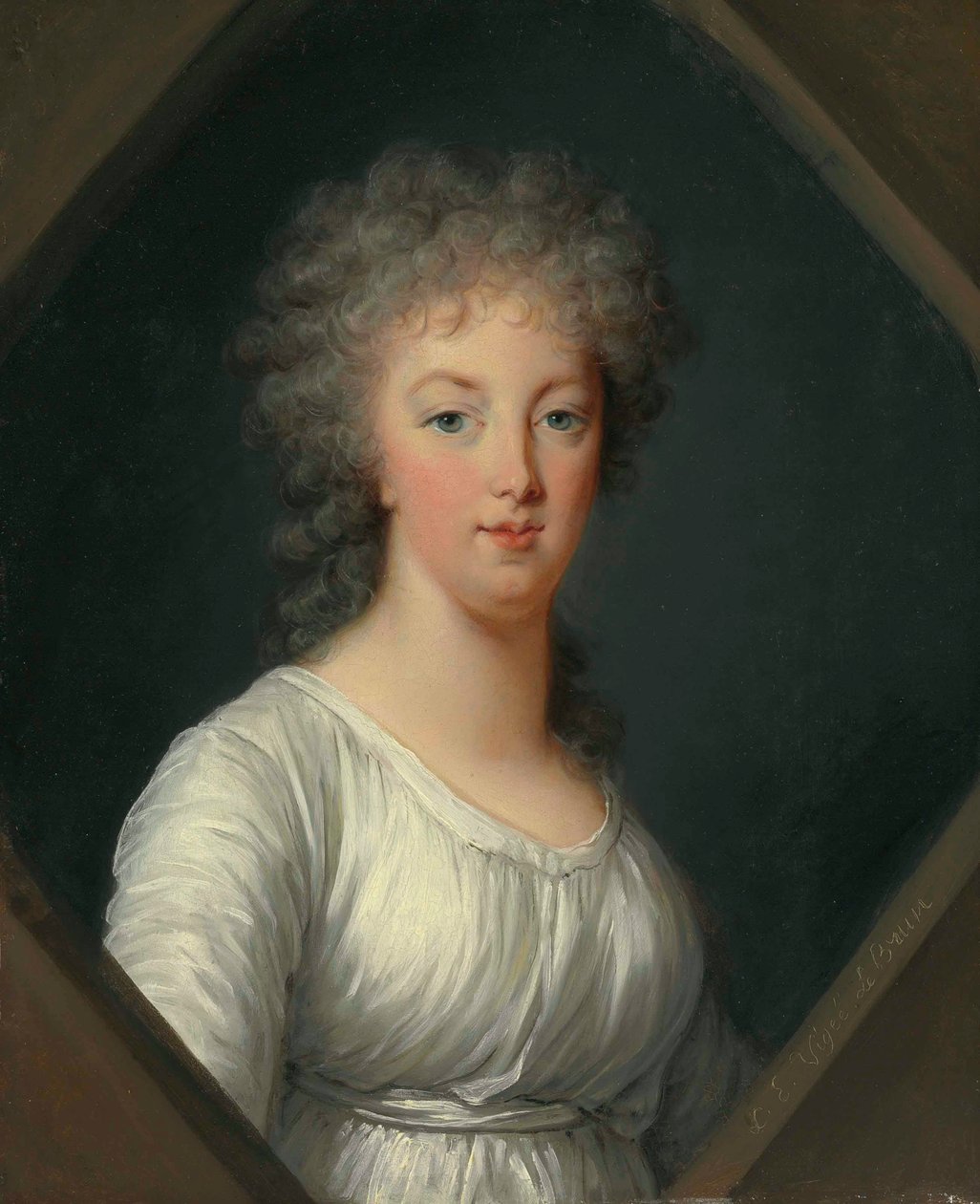 Marie Antoinette portréja 1755-1793, 1800. alkotó: Elisabeth Louise Vigee Lebrun