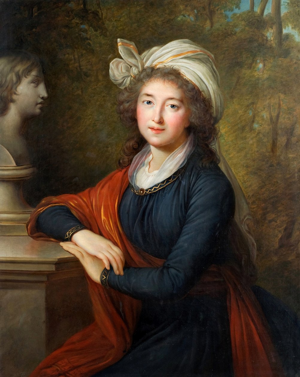 Elzbieta Izabela Lubomirska hercegnő portréja, született Czartoryska grófnő 1736-1816, 1793. alkotó: Elisabeth Louise Vigee Lebrun