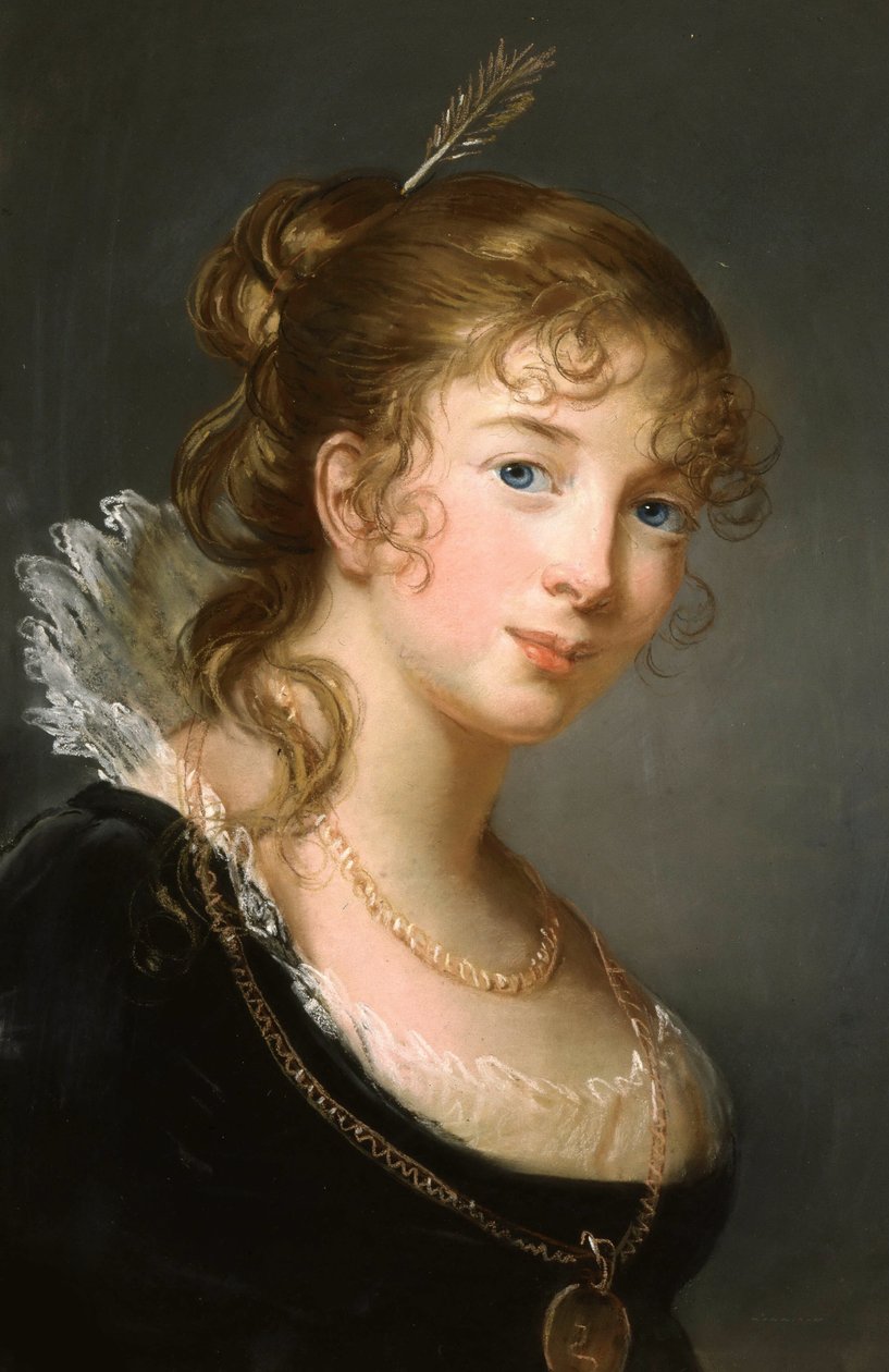 Frederica Dorothea Louise Fülöp porosz hercegnő 1770-1836, Radziwill grófnő, c. 1801. alkotó: Elisabeth Louise Vigee Lebrun