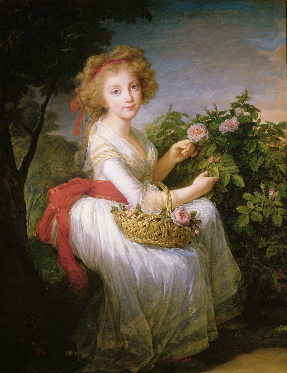 Maria Cristina nápolyi és szicíliai hercegnő 1779-1849, c. 1790. alkotó: Elisabeth Louise Vigee Lebrun