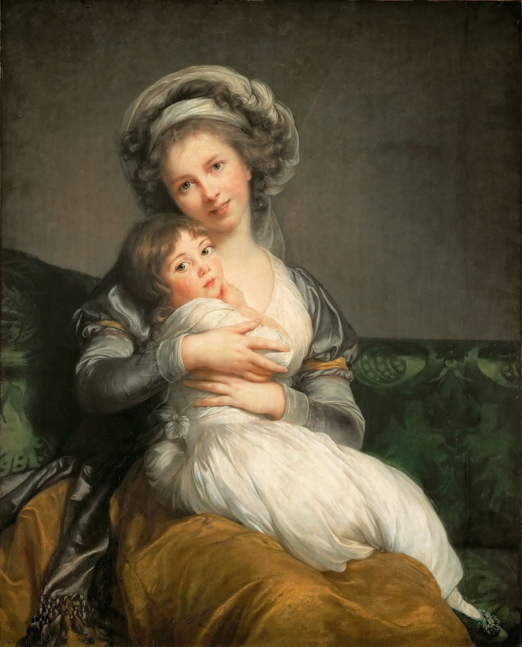 Önarckép lányával, Julie-val, 1786. alkotó: Elisabeth Louise Vigee Lebrun