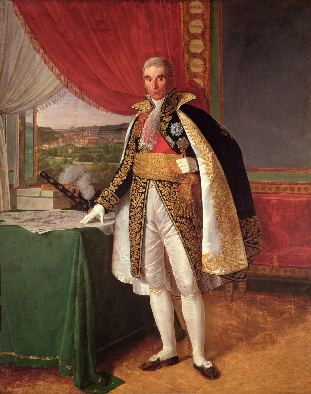 Andre Massena marsall (1758-1817) Rivoli hercege, 1814 alkotó: Louise Marie Jeanne Hersent