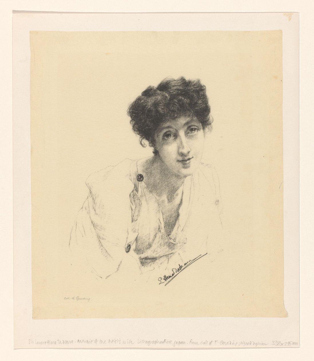 Laura Theresa Alma-Tadema portréja alkotó: Lourens Alma Tadema