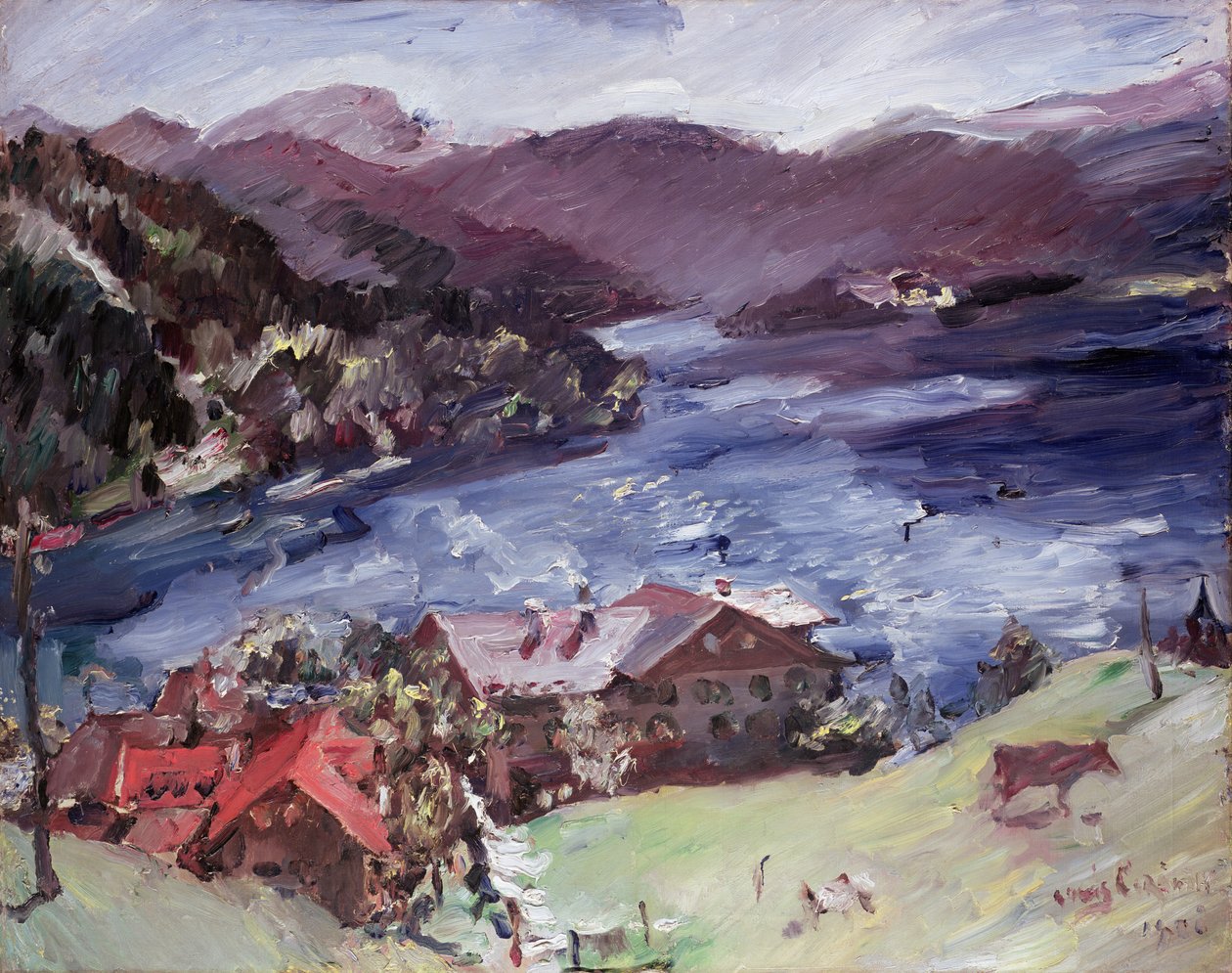 Walchensee, 1921 alkotó: Lovis Corinth