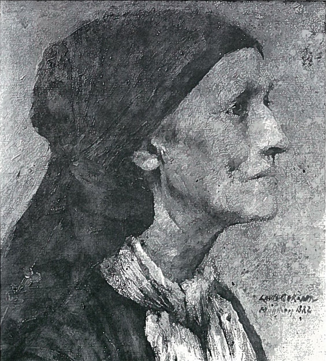 Alte Frau alkotó: Lovis Corinth