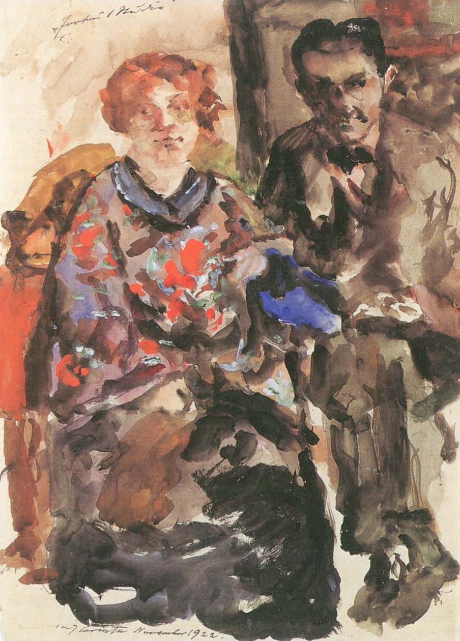 Erich Goeritz és asszonyai alkotó: Lovis Corinth