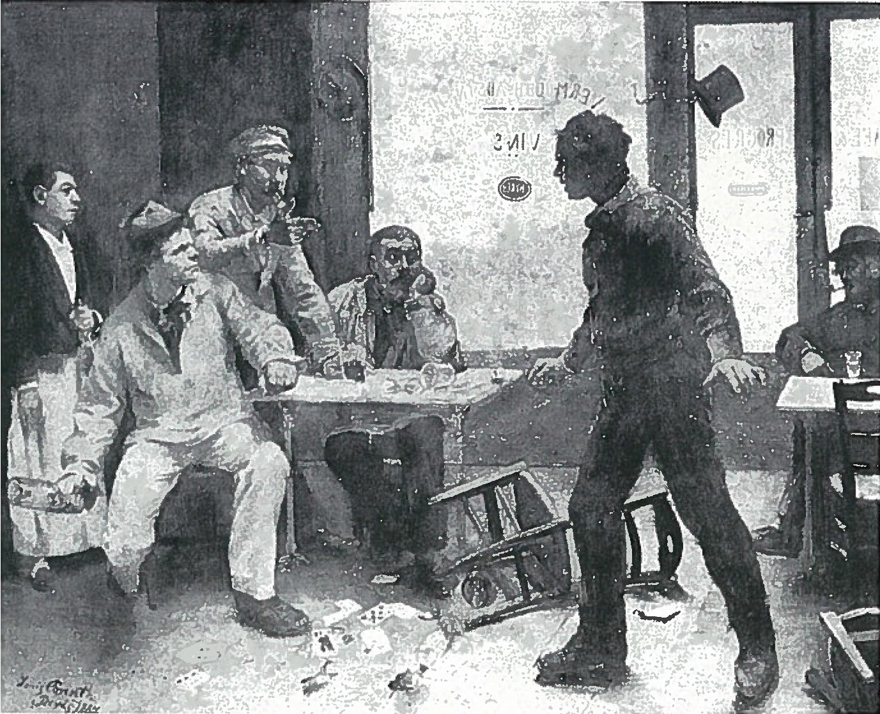 Cardsharps alkotó: Lovis Corinth