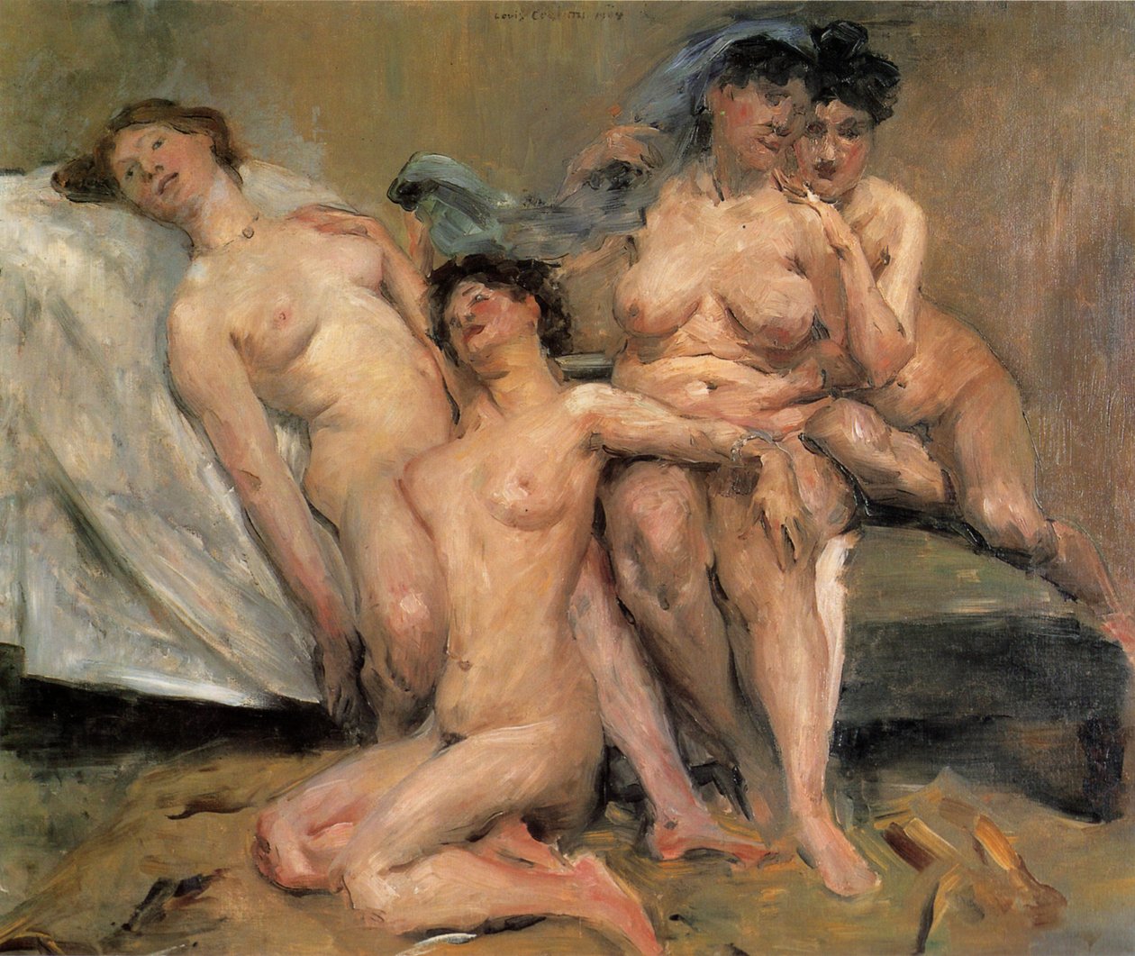 Baráti nők csoportja alkotó: Lovis Corinth