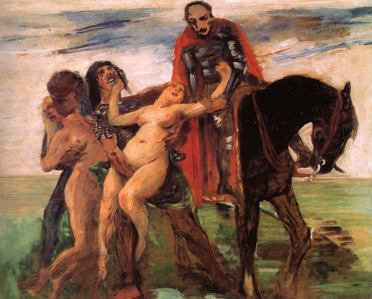 Nő rablás tervez alkotó: Lovis Corinth