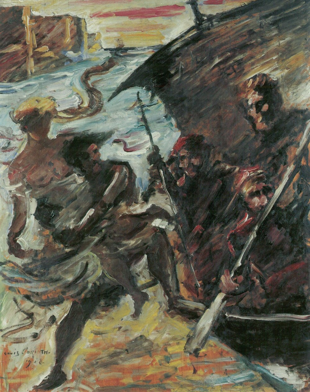 Női rablás alkotó: Lovis Corinth