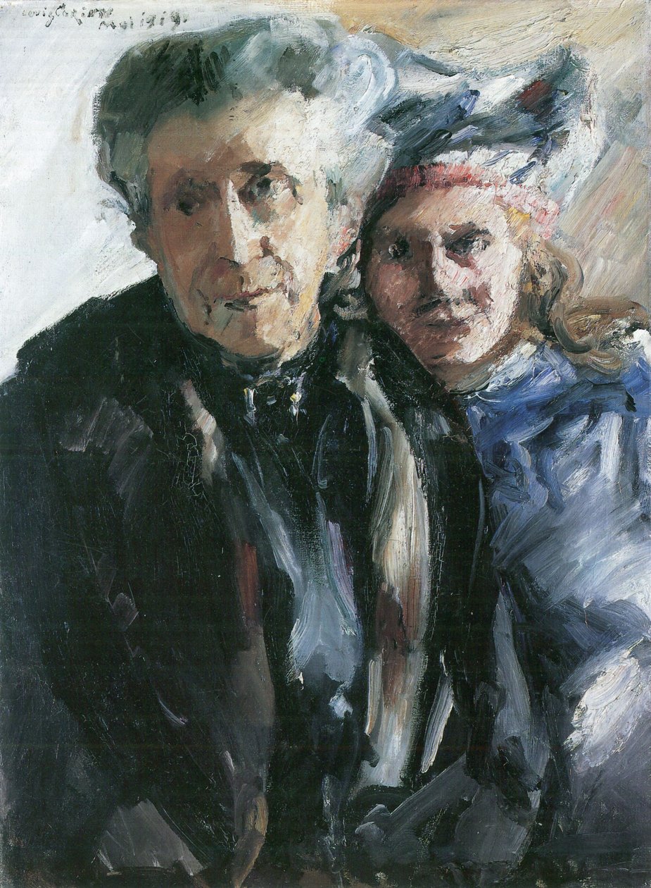 Nagymama és unokája alkotó: Lovis Corinth