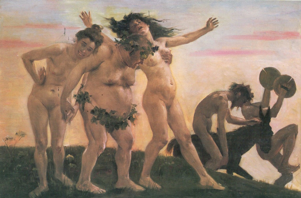 Bacchants hazatér alkotó: Lovis Corinth