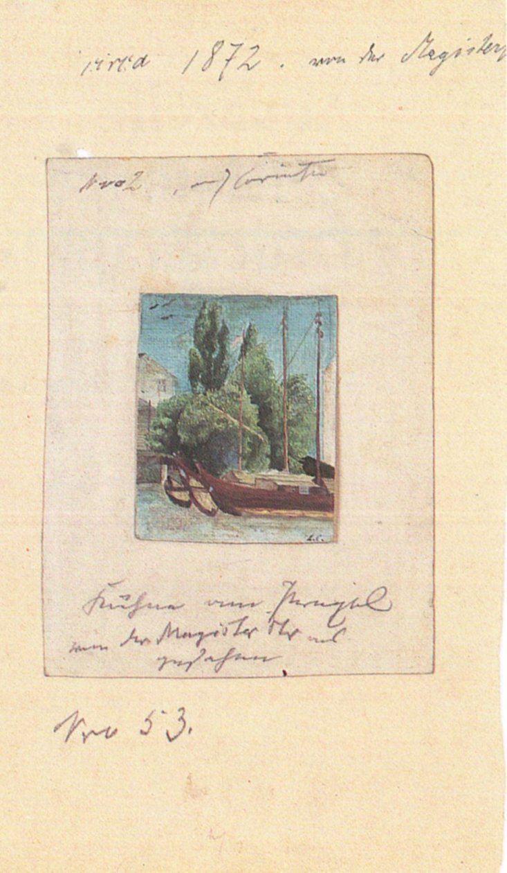 Kahne am Pregeln alkotó: Lovis Corinth