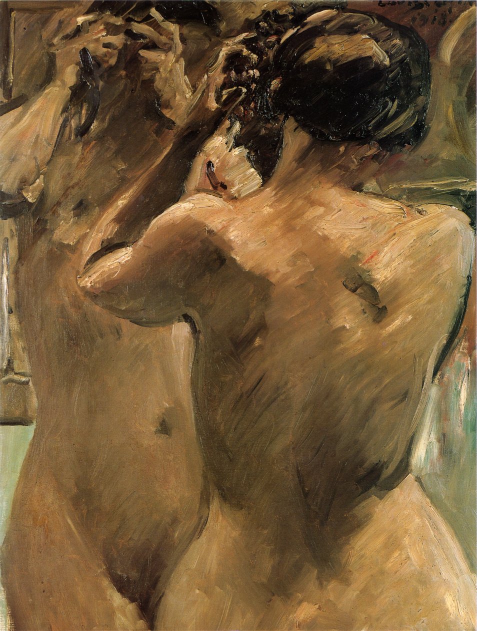 Lány a tükör előtt alkotó: Lovis Corinth