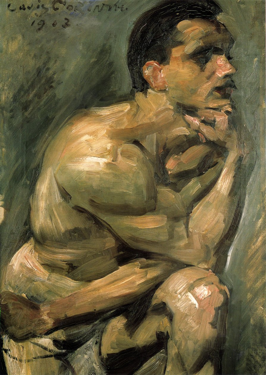 Mannlicher Halbaktn alkotó: Lovis Corinth
