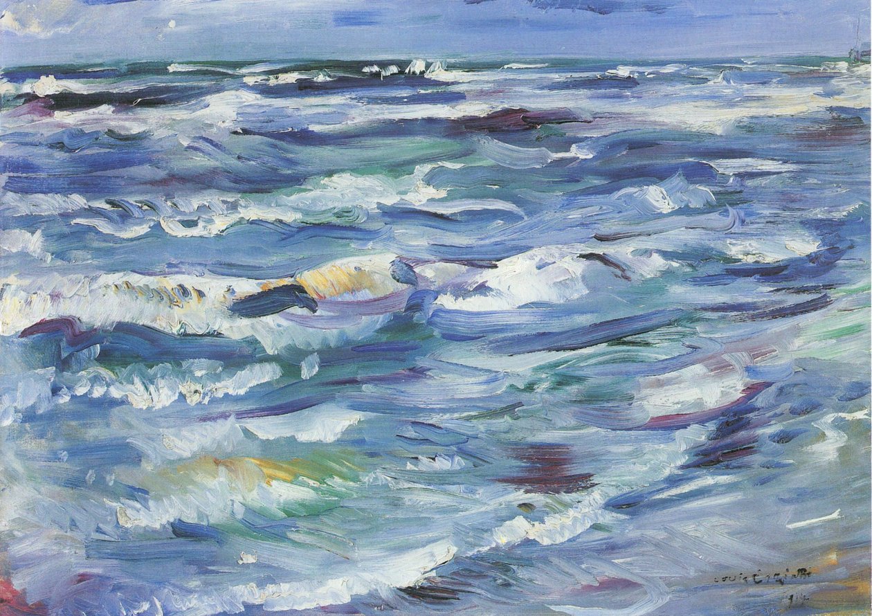Tenger La Speziában alkotó: Lovis Corinth