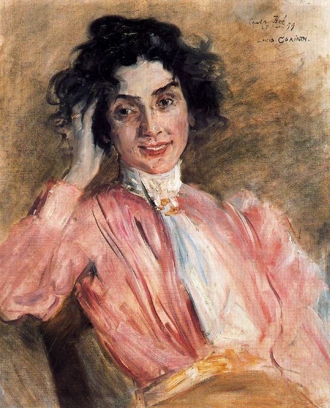 Centa Bren arcképe alkotó: Lovis Corinth