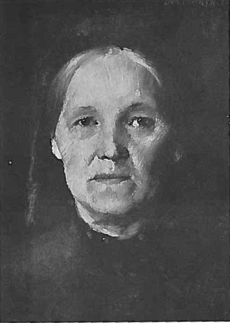 Schwartzn asszony arcképe alkotó: Lovis Corinth