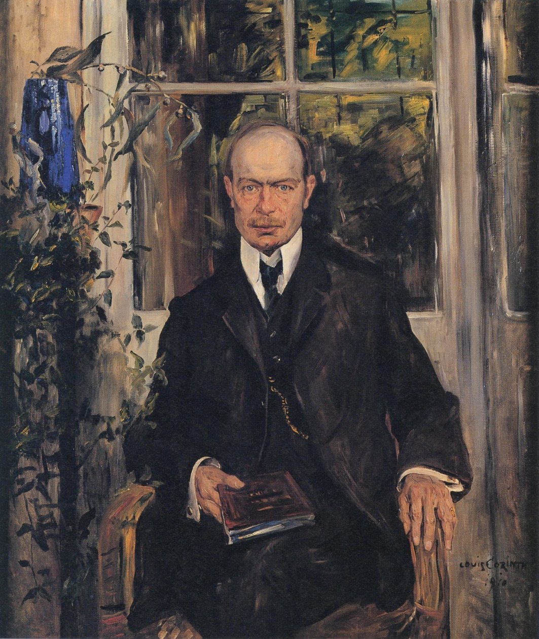 Henry B. Simms arcképe alkotó: Lovis Corinth