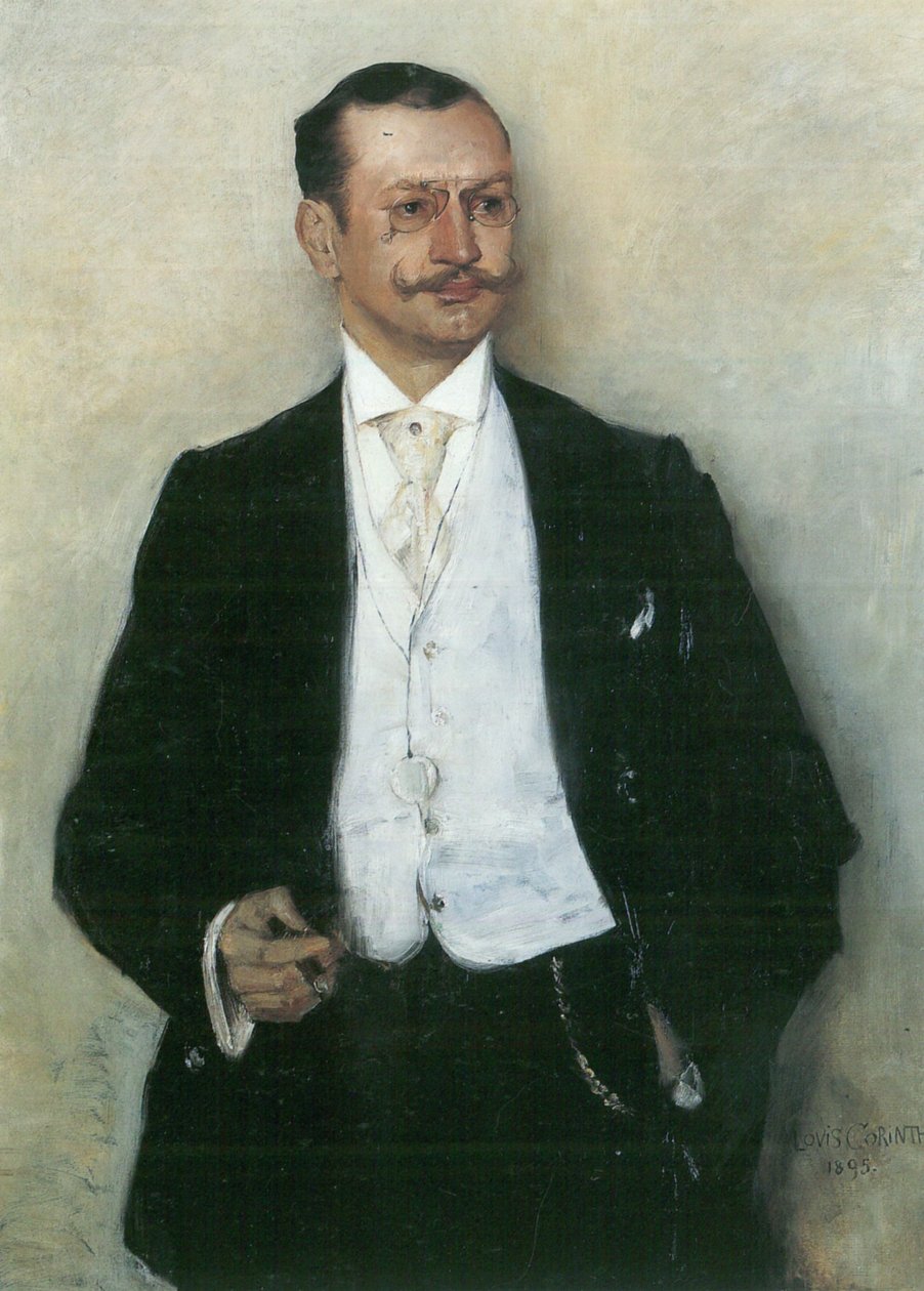  Karl Strathmannn festő portréja alkotó: Lovis Corinth