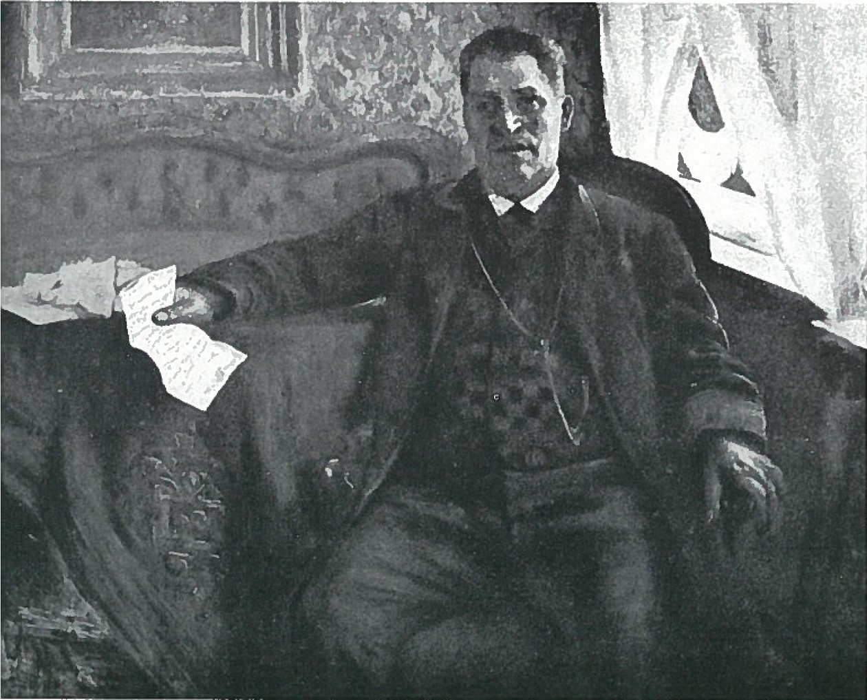  Heinrich Corinth apa portréja betűkkel alkotó: Lovis Corinth