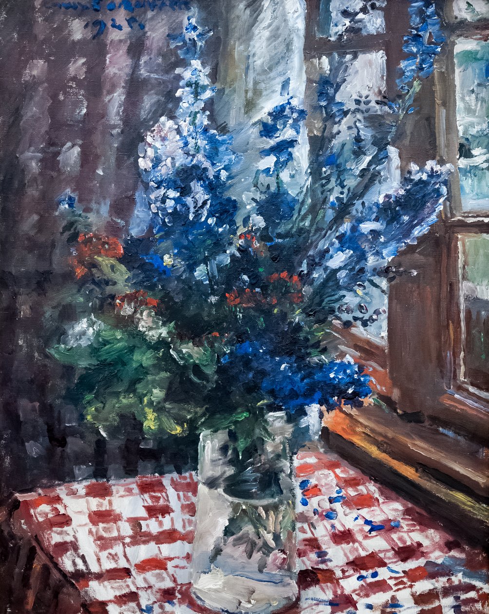 Delphiniumok alkotó: Lovis Corinth