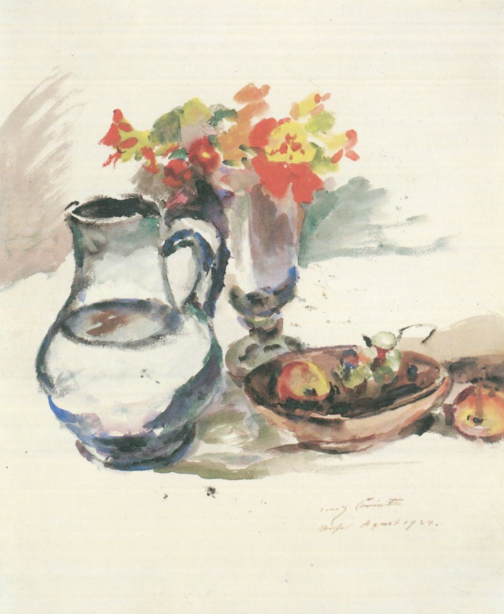 Csendélet Kapuziner-Straun alkotó: Lovis Corinth