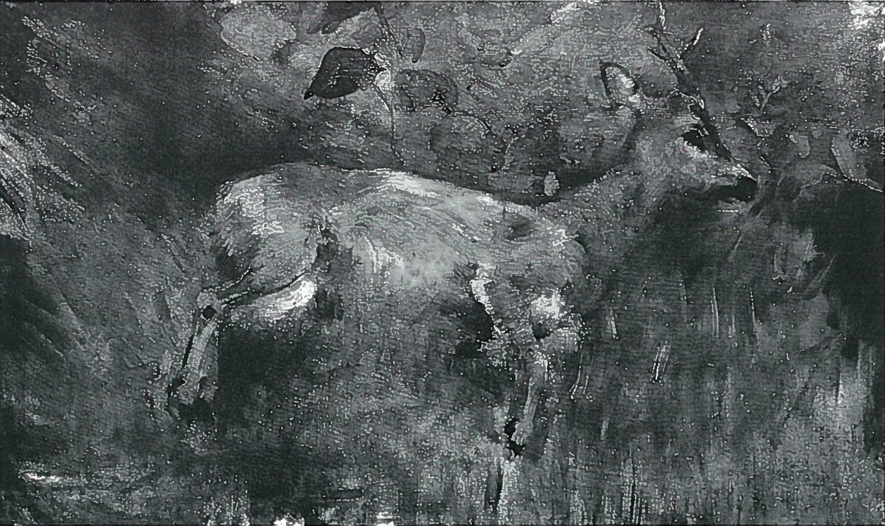 Halott roebuck alkotó: Lovis Corinth