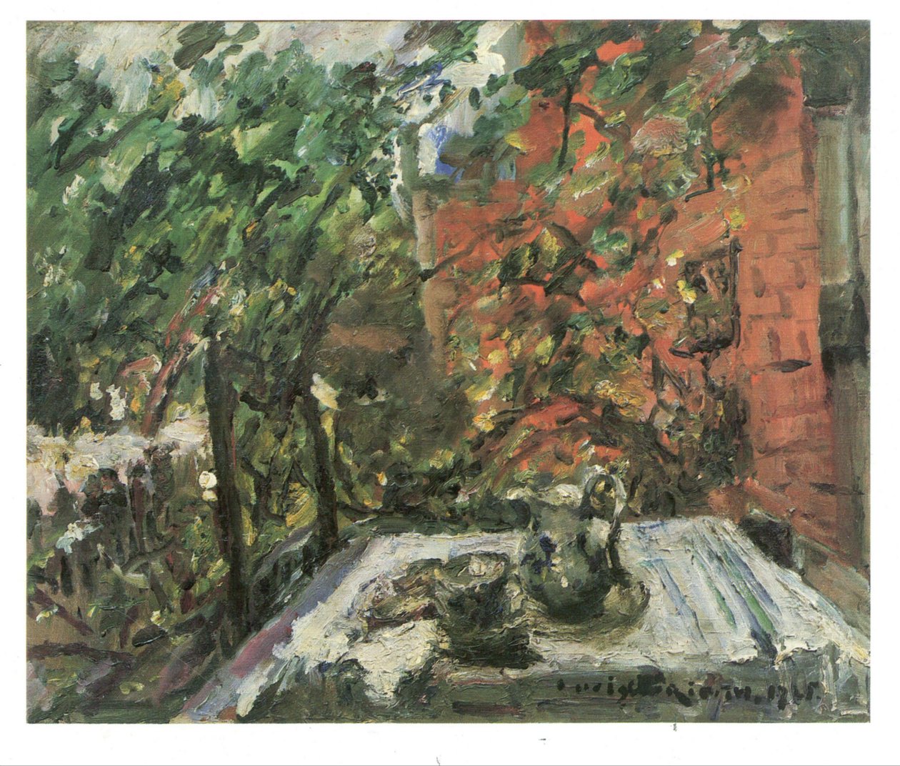  Vesperás az erkélyen alkotó: Lovis Corinth