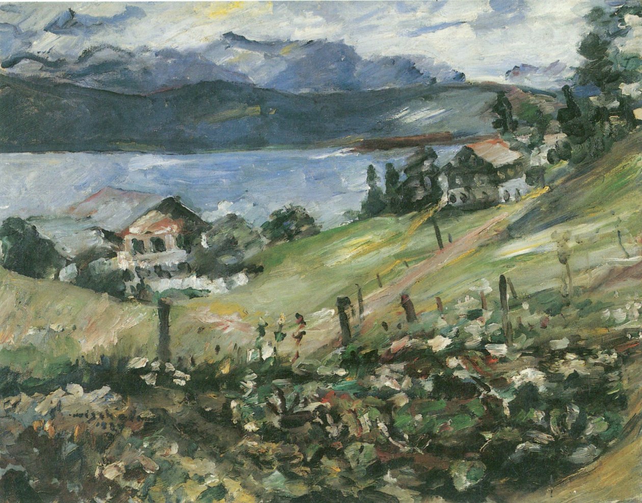  Walchensee, Gemusegartenn alkotó: Lovis Corinth