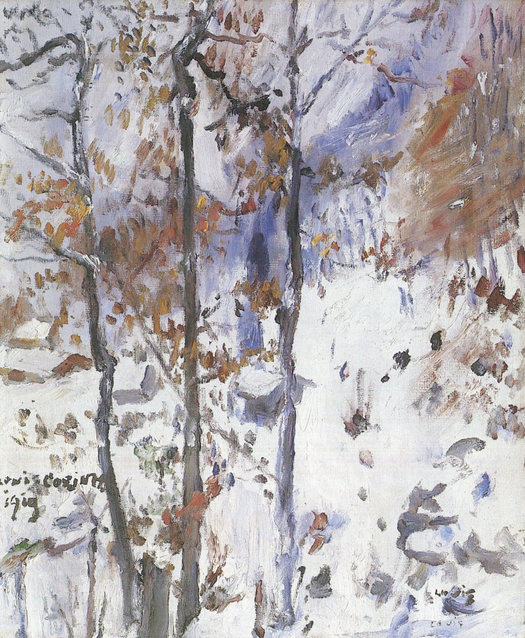 Walchensee, havas tájak alkotó: Lovis Corinth
