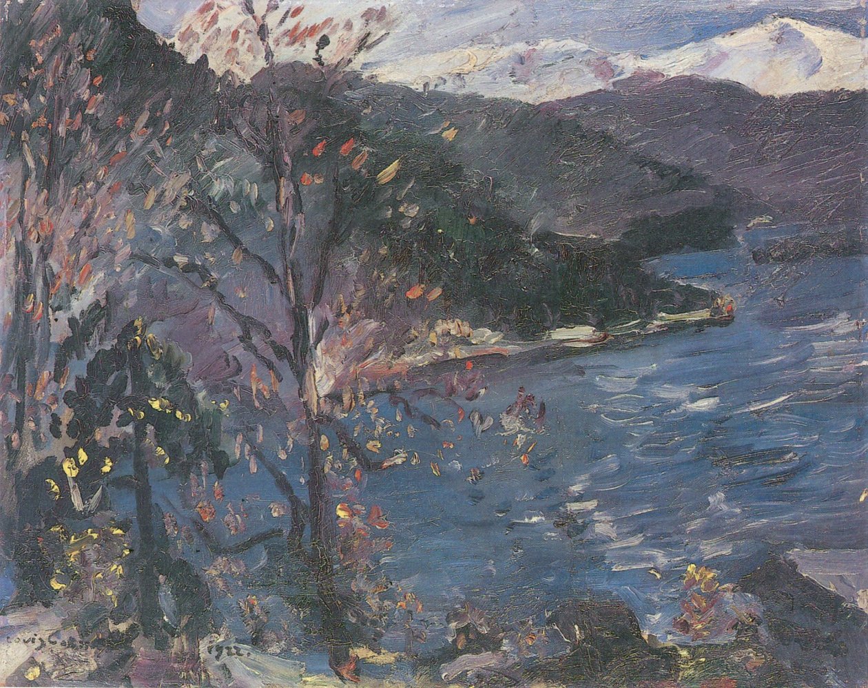 Walchensee ősszel alkotó: Lovis Corinth