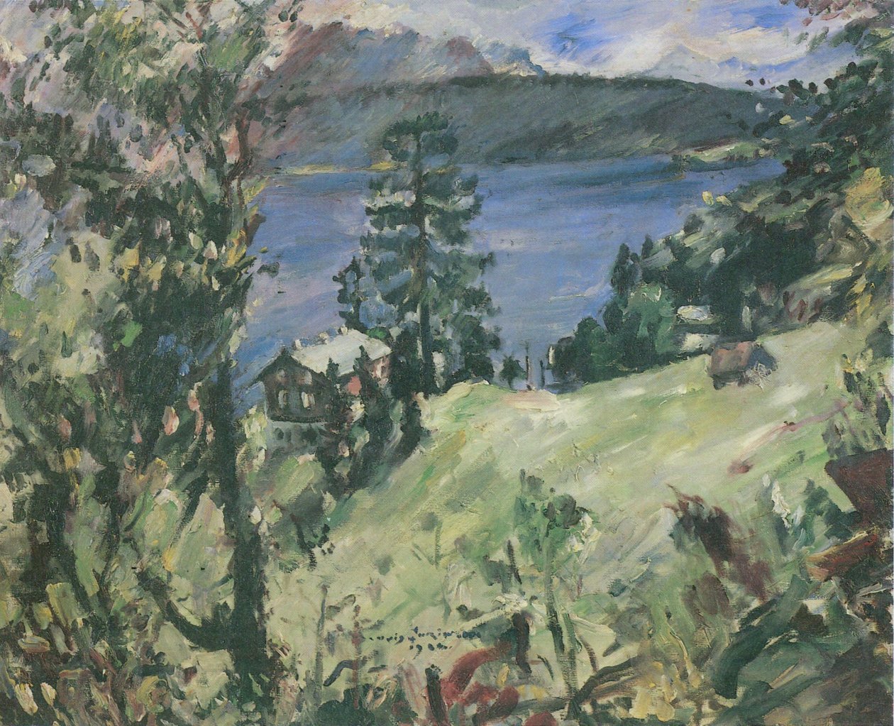 Walchenseelandschaftn alkotó: Lovis Corinth