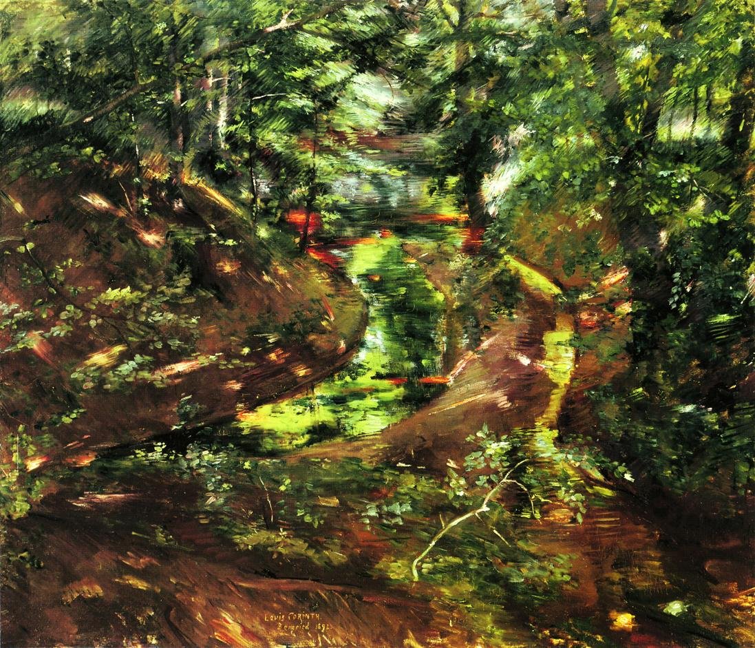Waldinneres Bernriedben alkotó: Lovis Corinth