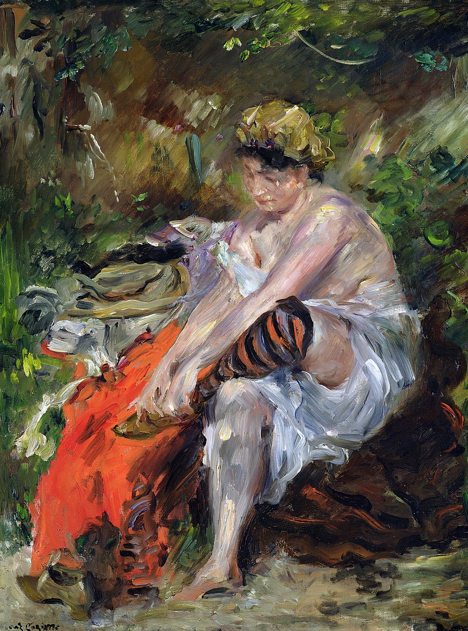 Az úszás után, 1906 alkotó: Lovis Corinth