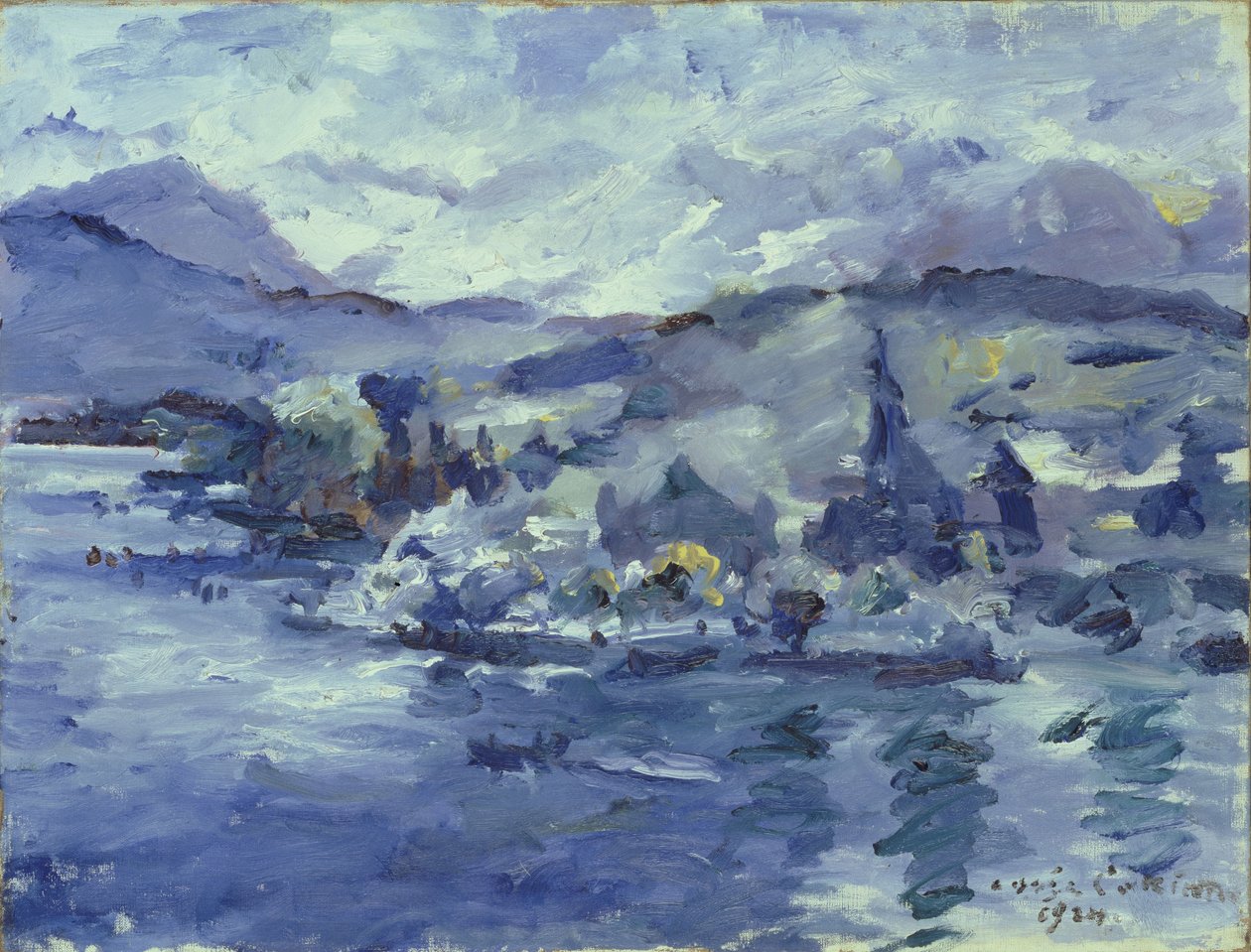 Délután a Luzerni tavon, 1924 alkotó: Lovis Corinth