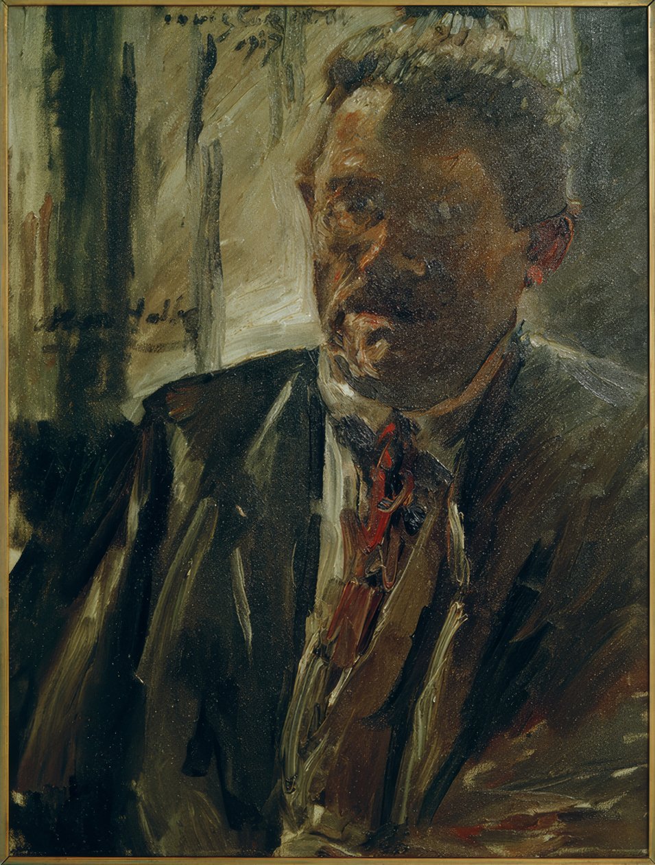 Max Halbe portréja alkotó: Lovis Corinth