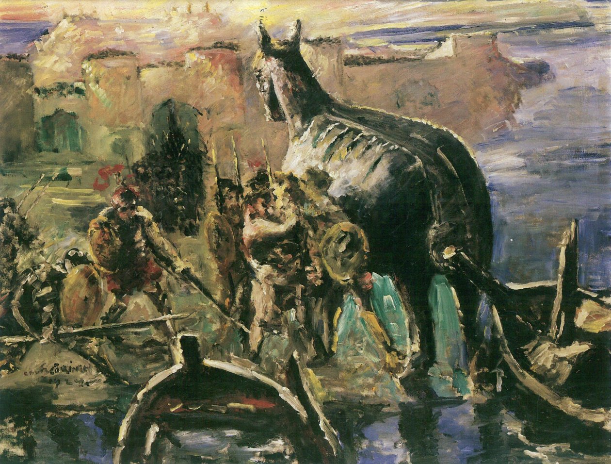 A trójai faló alkotó: Lovis Corinth