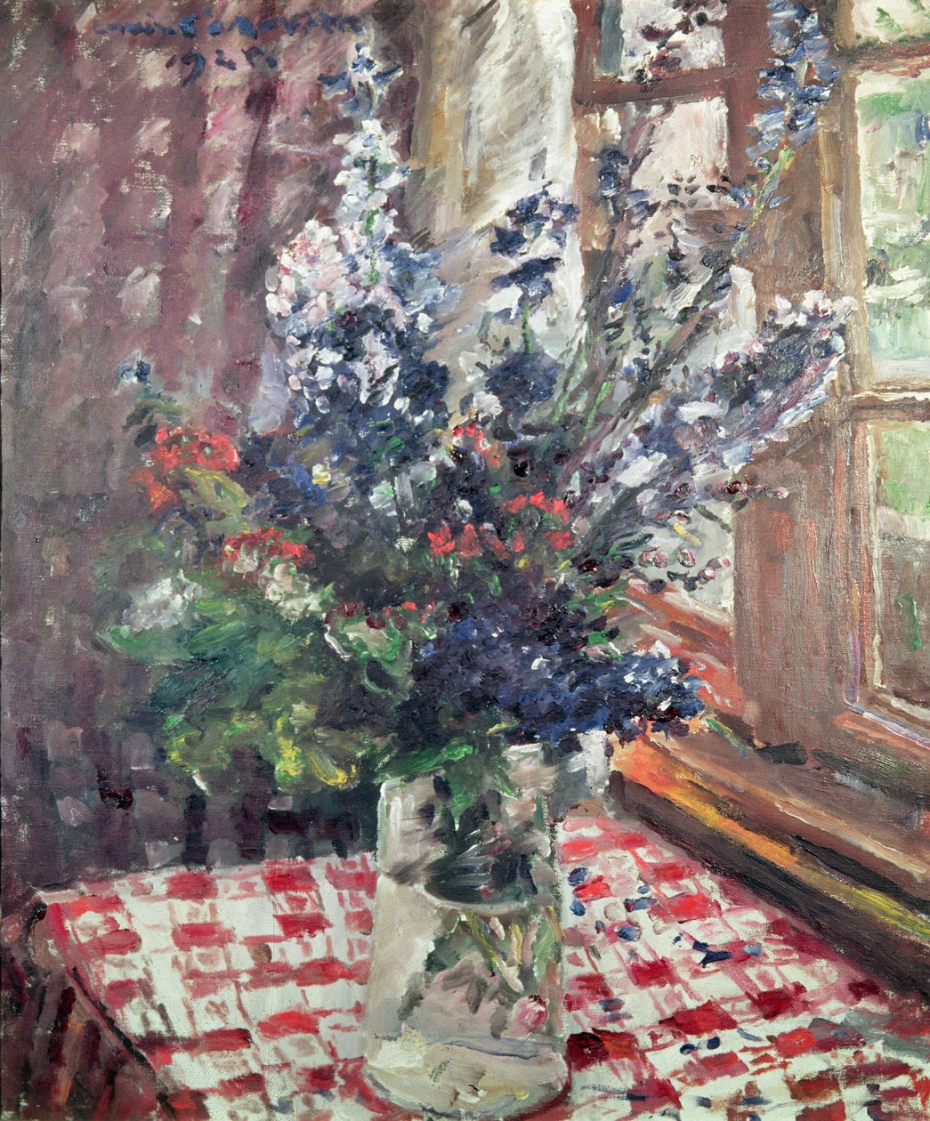 Larkspur, 1924 alkotó: Lovis Corinth