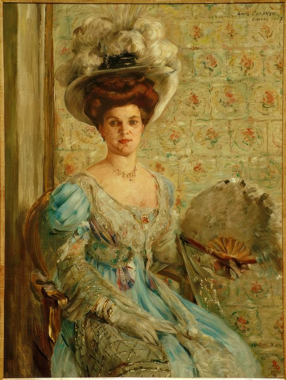 Finkh grófnő portréja (Eleonore von Wilke) alkotó: Lovis Corinth
