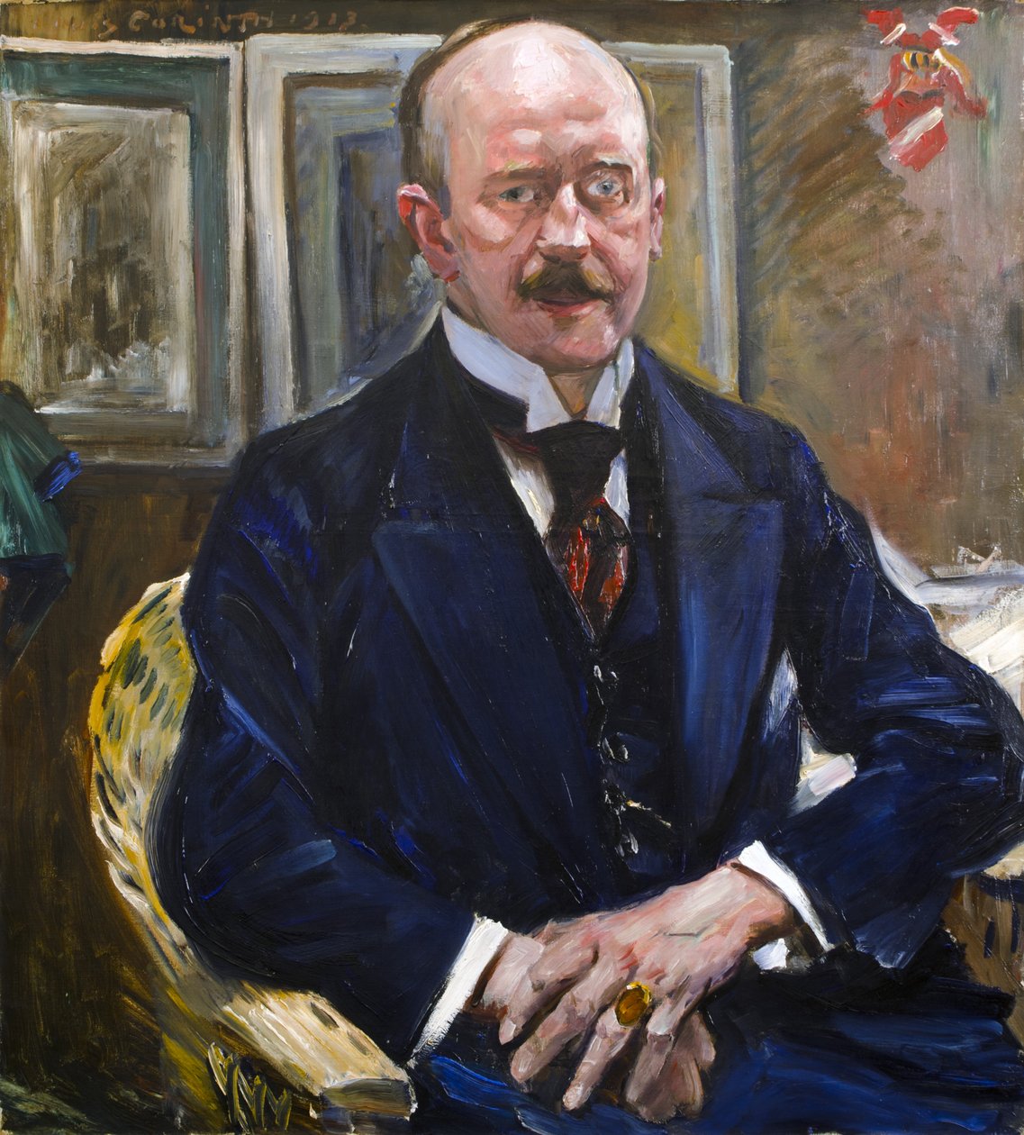 Alexander Freiherr von Reitzenstein portréja, 1913 alkotó: Lovis Corinth