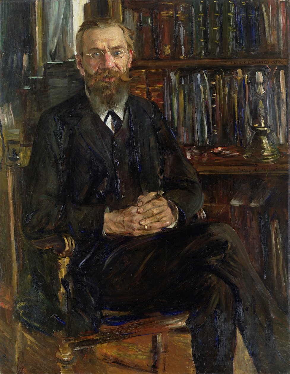 Dr. Edward Meyer (1855-1930) portréja 1910-11 alkotó: Lovis Corinth