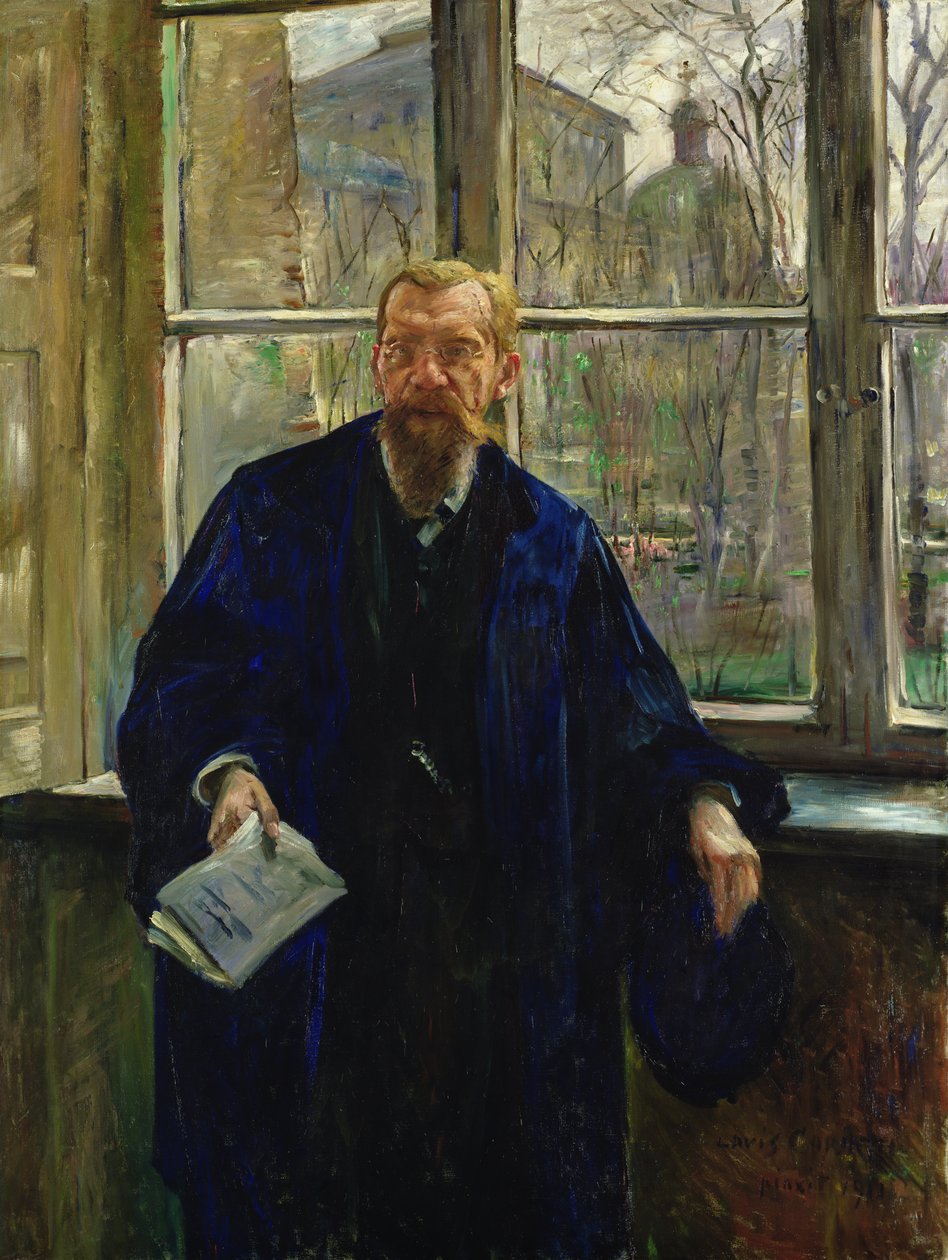Dr. Edward Meyer portréja, 1911 alkotó: Lovis Corinth