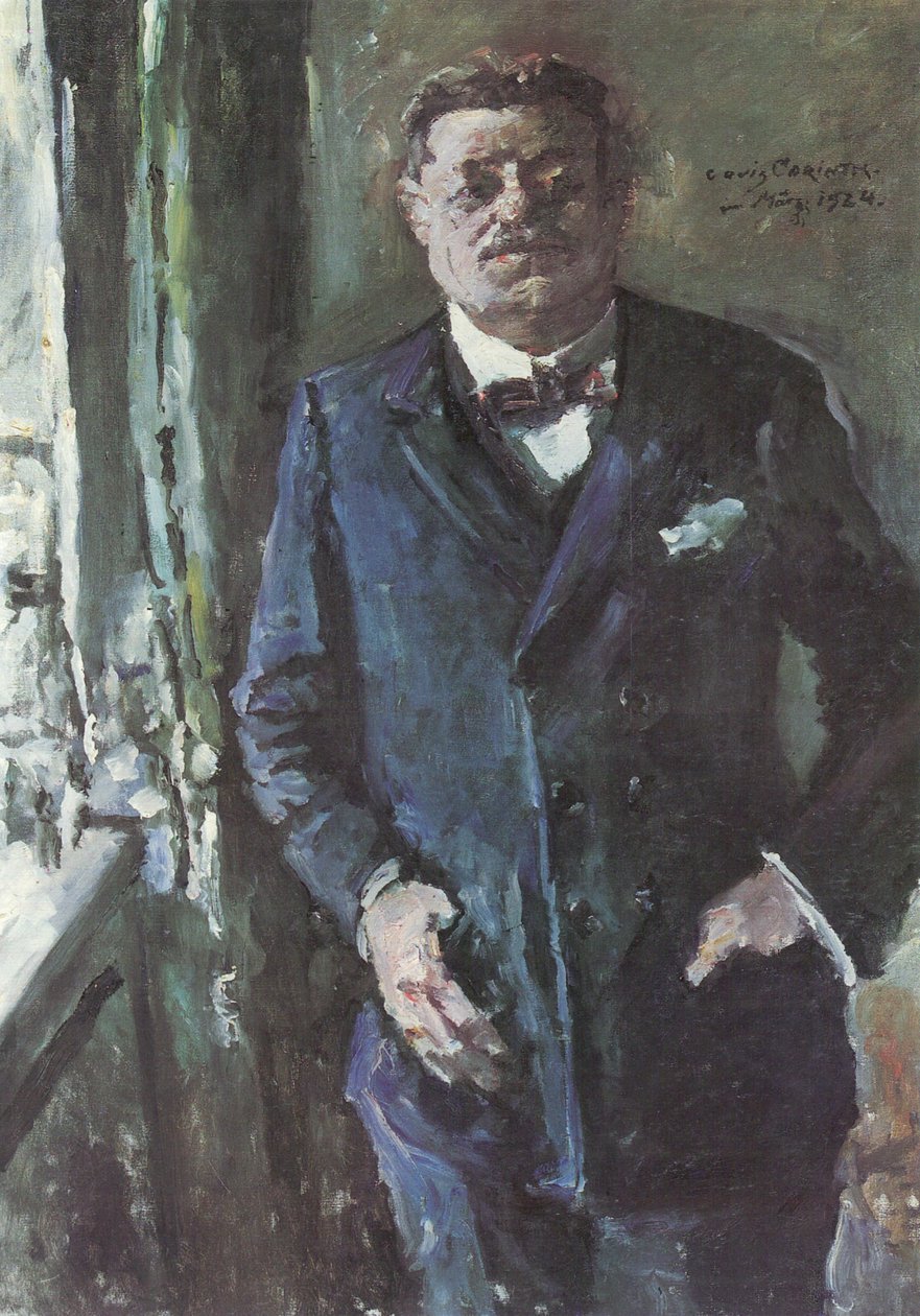 Friedrich Ebert, a Birodalom elnökének portréja alkotó: Lovis Corinth