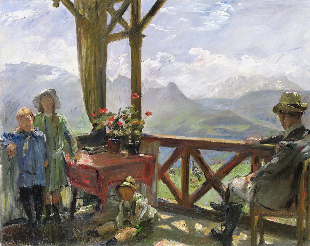 A Klobenstein, 1910 alkotó: Lovis Corinth