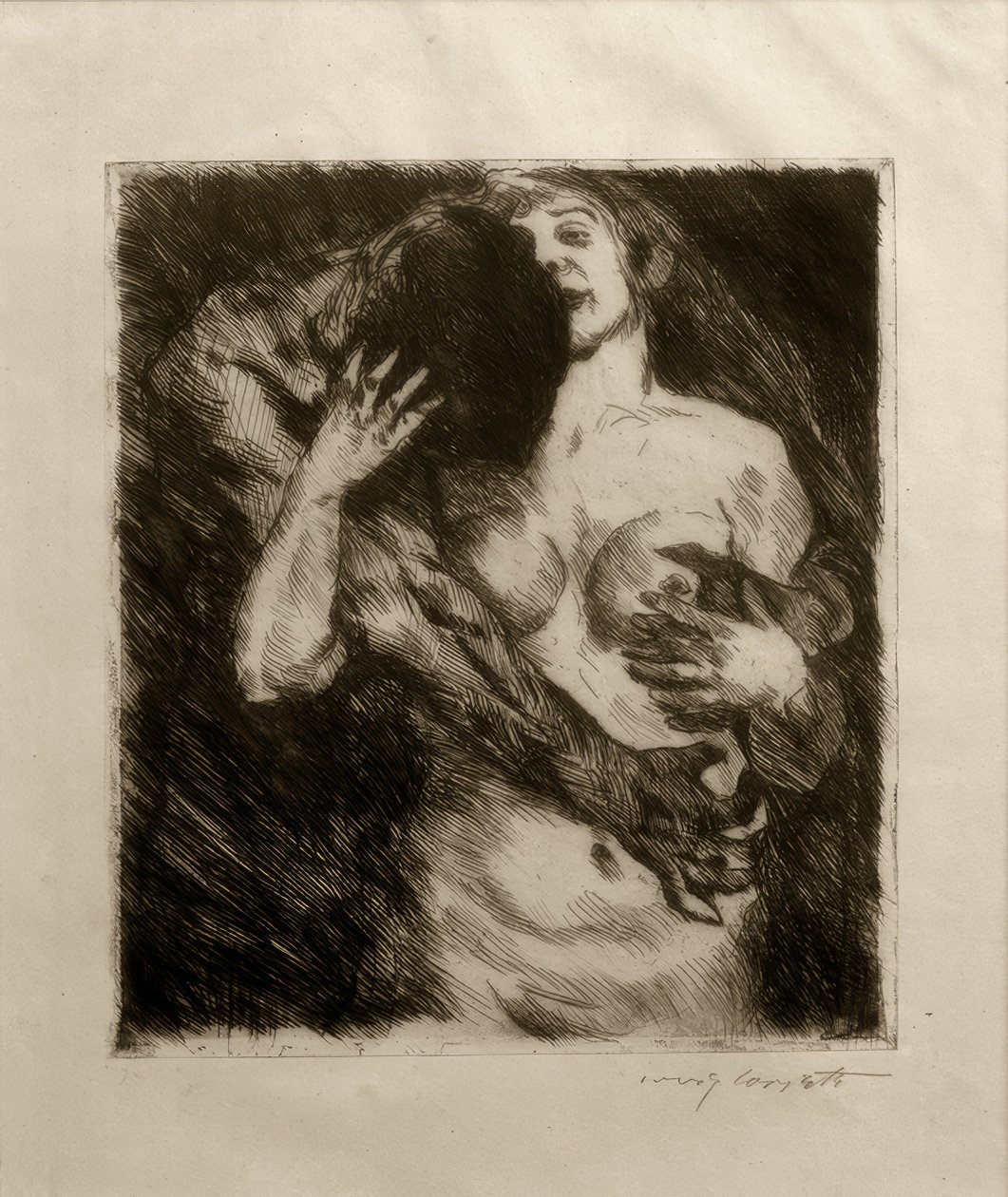 Ölelés alkotó: Lovis Corinth