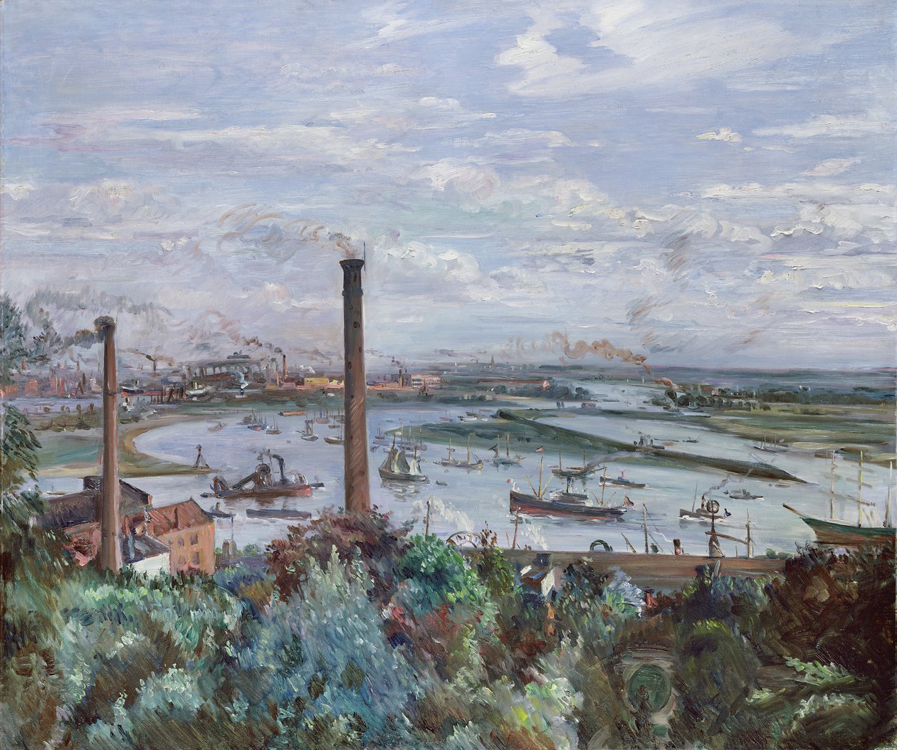 Kohlbrand látképe, 1911 alkotó: Lovis Corinth