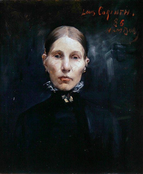 Egy hamburgi nő portréja alkotó: Lovis  Corinth