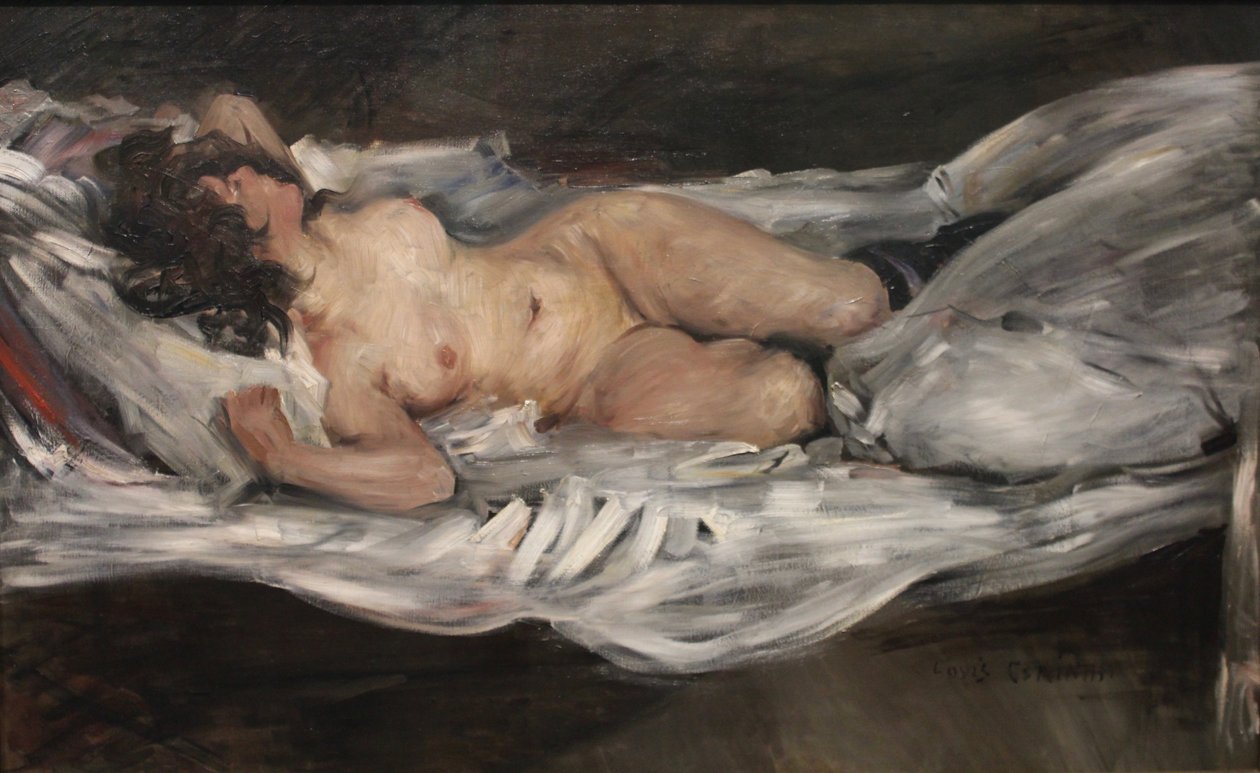 Fekvő női akt alkotó: Lovis (1858 1925) Corinth